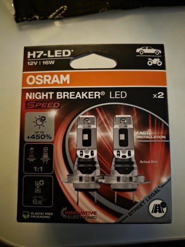 Osram night breaker - night, h7