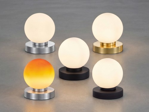 Runde led tischleuchten metall - runde,