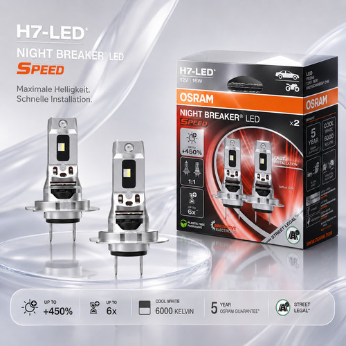 Led speed 450 - 450%, osram