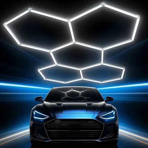 Led hexagon lampe - 5x,