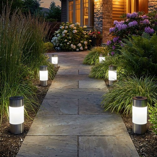 6er set led solar - set,