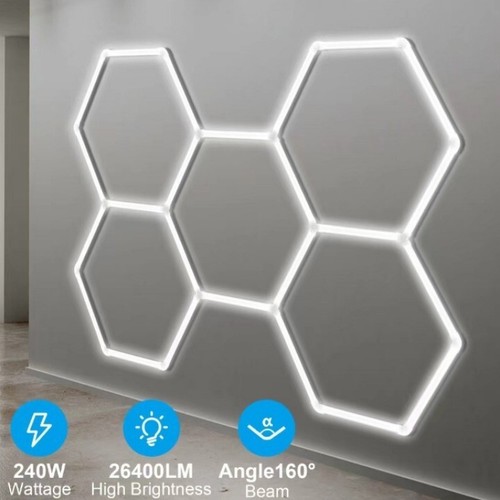 Led hexagon lampe - hexagon,