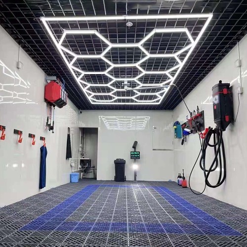 14x led hexagon lampe - led,