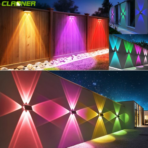 Led solarleuchten zaunleuchte - solarleuchten,