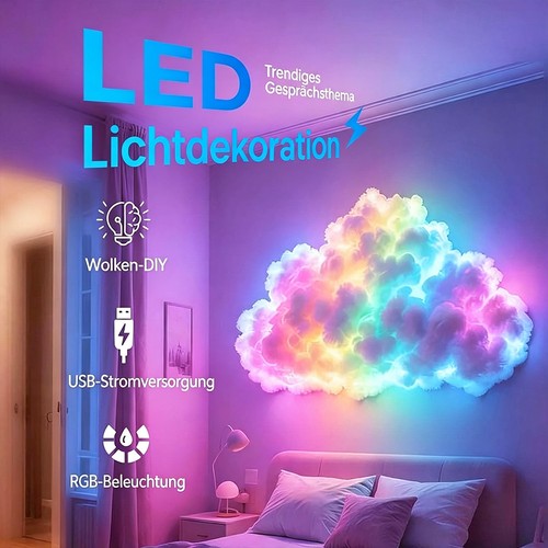 Wolkenlampe farbwechselnde - , 3d