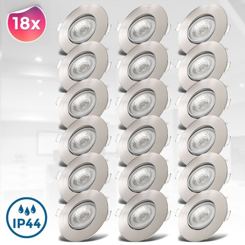 6er set led einbauleuchte - led,